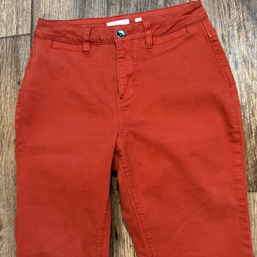 a loves a Red Burgundy High Rise Flare‎ Bootcut Jeans Size 4